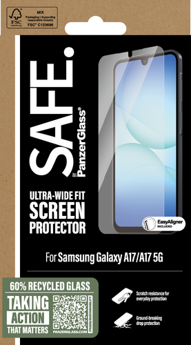 SAFE. by PanzerGlass Screen Protector UWF - Clear - Samsung Galaxy A17 4G/5G
