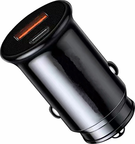 Grab & Go by Sinox - Dual USB-A & USB-C Car Charger - Zwart