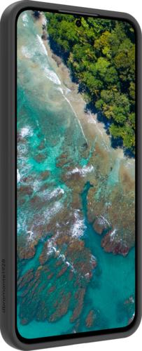 Dbramante recycled silicone case Costa Rica - zwart - Samsung Galaxy S25 FE