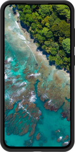 Dbramante recycled silicone case Costa Rica - zwart - Samsung Galaxy S25 FE