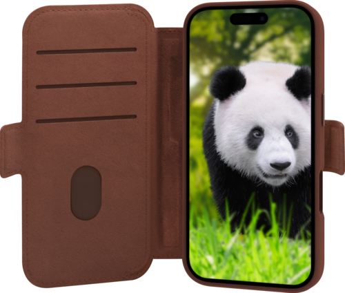 DBramante Lynge 2-in-1 leather wallet MagSafe - Dark Tan - Apple iPhone 17
