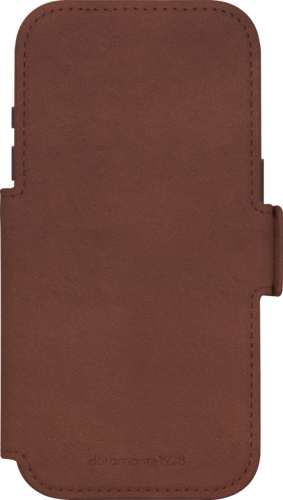 DBramante Lynge 2-in-1 leather wallet MagSafe - Dark Tan - Apple iPhone 17 Pro