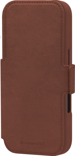 DBramante Lynge 2-in-1 leather wallet MagSafe - Dark Tan - Apple iPhone 17 Pro