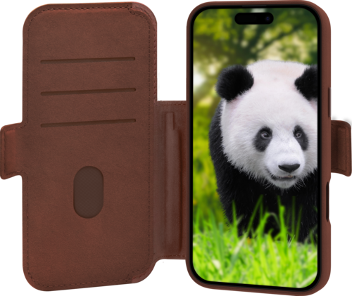 DBramante Lynge 2-in-1 leather wallet MagSafe - Dark Tan - iPhone 17 Pro Max