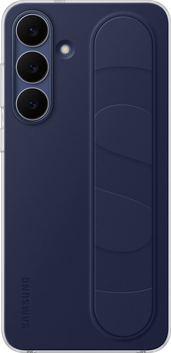 Samsung Standing Grip Case - Donkerblauw - voor Samsung Galaxy S25 FE Samsung Standing Grip Case - Donkerblauw - voor Samsung Galaxy S25 FE