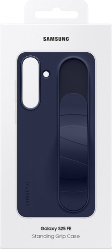 Samsung Standing Grip Case - Donkerblauw - voor Samsung Galaxy S25 FE Samsung Standing Grip Case - Donkerblauw - voor Samsung Galaxy S25 FE