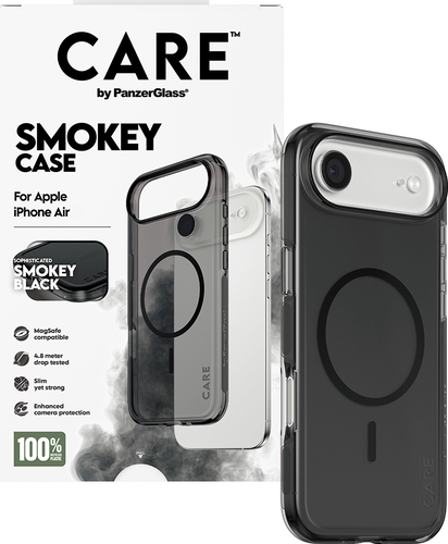 CARE by Panzerglass FS Case Urban Explorer Zwarte MagSafe -Smokey- iPhone Air