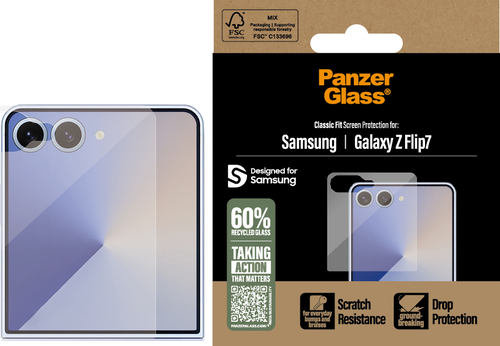 PanzerGlass Screen Protector Classic Fit - Clear - for Samsung Galaxy Z Flip7