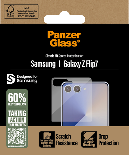 PanzerGlass Screen Protector Classic Fit - Clear - for Samsung Galaxy Z Flip7