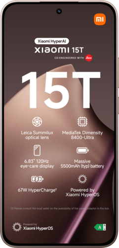 Xiaomi 15T 12GB RAM 256GB ROM - Rosé goud