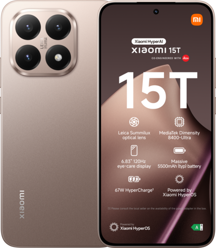 Xiaomi 15T 12GB RAM 256GB ROM - Rosé goud