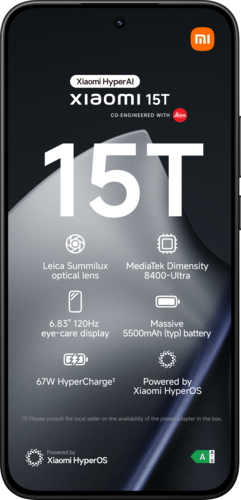 Xiaomi 15T 12GB RAM 512GB ROM - Zwart