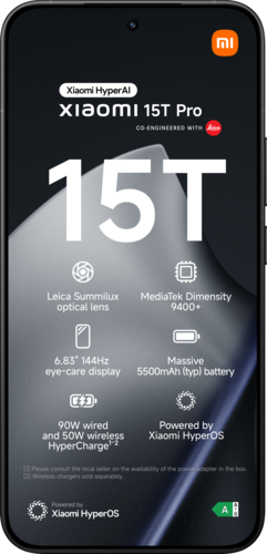 Xiaomi 15T Pro 12GB RAM 256GB ROM - Zwart