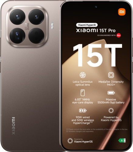 Xiaomi 15T Pro 12GB RAM 256GB ROM - Goud