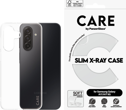 CARE. by Panzerglass Fashionable Case X-Ray Soft - Clear - Samsung A17 4G/5G