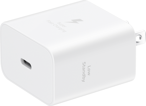 Samsung 45W Power Adapter (Enkel laadblokje, zonder kabel) - Wit