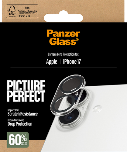 PanzerGlass PicturePerfect Camera Lens Protector - Clear - iPhone 17
