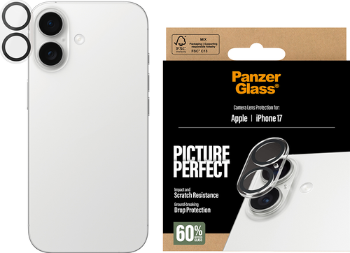 PanzerGlass PicturePerfect Camera Lens Protector - Clear - iPhone 17