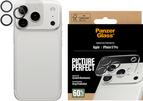 PanzerGlass PicturePerfect Camera Lens Protector - Clear - iPhone 17 Pro