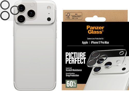 PanzerGlass PicturePerfect Camera Lens Protector - Clear - iPhone 17 Pro Max