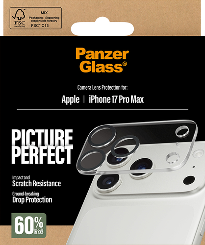 PanzerGlass PicturePerfect Camera Lens Protector - Clear - iPhone 17 Pro Max