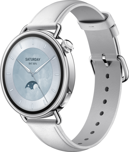 Xiaomi Watch S4 41mm Leather Strap - White