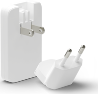 Dbramante re-charge Pro - EU/US Slim Charger - USB-C 20W+USB-A 18W - Wit