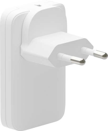 Dbramante re-charge Pro - EU/US Slim Charger - USB-C 30W+USB-A 30W - Wit