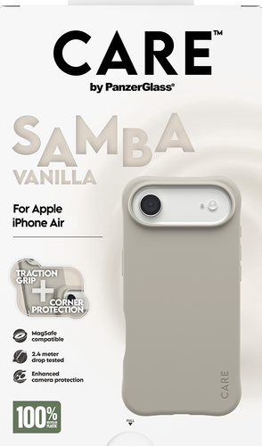CARE by Panzerglass Fashionable Case Samba w. Magsafe - Vanilla - iPhone Air