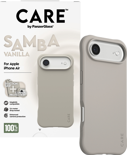 CARE by Panzerglass Fashionable Case Samba w. Magsafe - Vanilla - iPhone Air