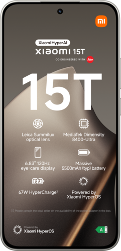 Xiaomi 15T 12GB RAM 512GB ROM - Grijs