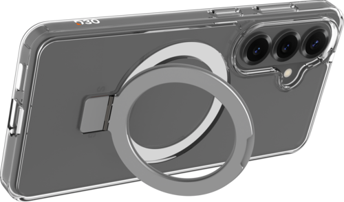 DBramante recycled cover Iceland Ultra Kickstand D3O Qi2 - Clear - Samsung S26