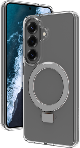 DBramante recycled cover Iceland Ultra Kickstand D3O Qi2 - Clear - Samsung S26