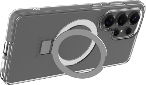 DBramante recycled cover Iceland Ultra Kickst D3O Qi2- Clear - Samsung S26 Ultra