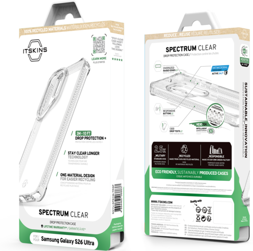 ITSkins Level 2 Spectrum R cover -transparant - voor Samsung Galaxy S26 Ultra