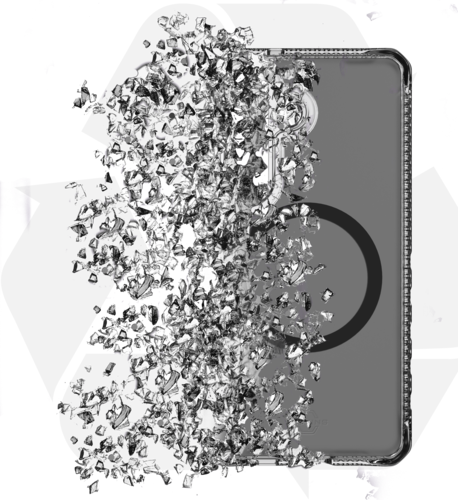 ITSkins Hybrid R Vapor with Magsafe - Smoke - voor Samsung Galaxy S26