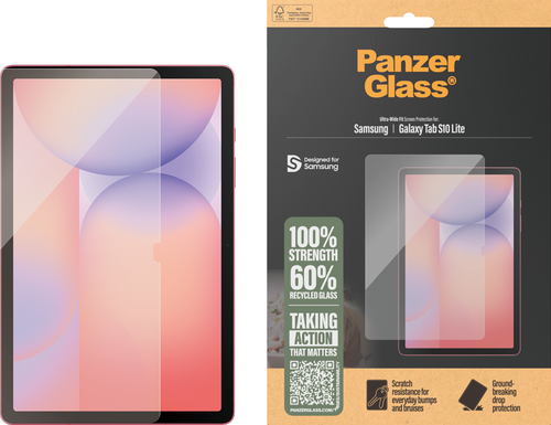 PanzerGlass Screen Protector UWF Glass - Clear - Samsung Galaxy Tab S10 Lite