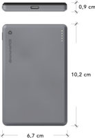 Dbramante re-charge - Power Bank 5K Wireless v2 - Grijs