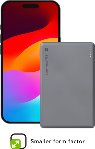 Dbramante re-charge - Power Bank 5K Wireless v2 - Grijs