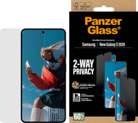 PanzerGlass 2-Way Privacy Screen Protector - Clear - Samsung Galaxy S26