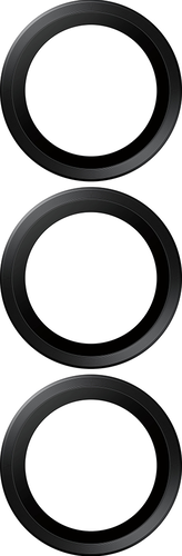 PanzerGlass Hoops Ceramic II Camera Protector - Clear - Samsung Galaxy S26/S26+