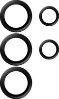 PanzerGlass Hoops Ceramic II Camera Protector - Clear - Samsung Galaxy S26 Ultra