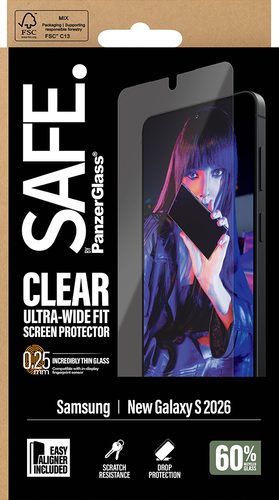 SAFE. by PanzerGlass Screen Protector UWF - Clear - Samsung Galaxy S26