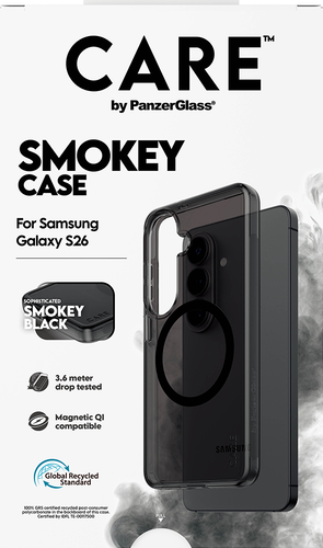CARE by Panzerglass Urban Explorer Case w. noir Qi -Smokey- Samsung Galaxy S26