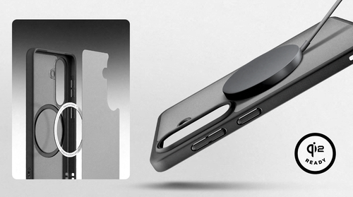 Samsung Capella Magnet Case - Zwart - Samsung Galaxy S26