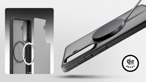 Samsung Capella Magnet Case - Zwart - Samsung Galaxy S26+