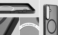 Samsung Capella Magnet Case - Zwart - Samsung Galaxy S26+