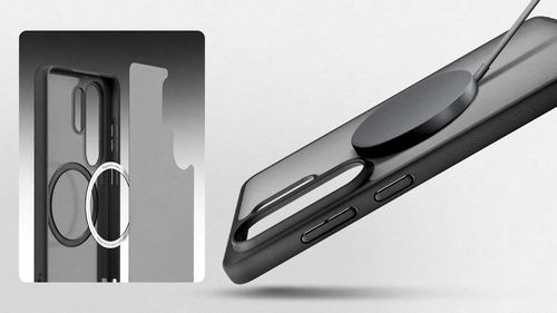 Samsung Capella Magnet Case - Zwart - Samsung Galaxy S26 Ultra