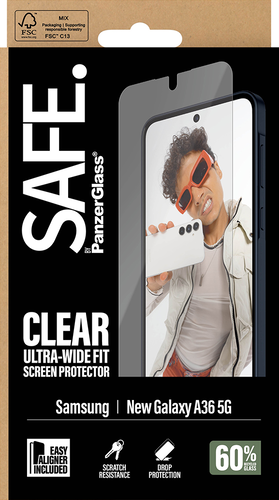 SAFE. by Panzerglass Screen Protector UWF - Clear - Samsung Galaxy A37 5G