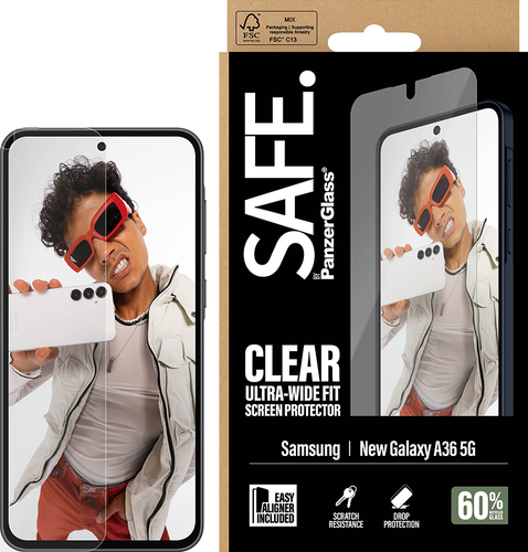 SAFE. by Panzerglass Screen Protector UWF - Clear - Samsung Galaxy A37 5G